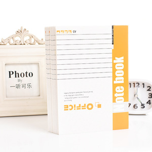 A5 Softcover Notebook 80 Sheets Saddle Stitching Digital Printing Office Student Use - Product Image 1