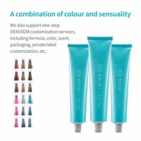 Couleur de cheveux Crème Gris Rouge Jaune Bleu Couverture des cheveux 28 couleurs Marque privée Colorant permanent pour cheveux