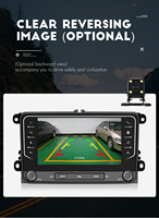 En stock, prêt à être expédié, autoradio tactile 7 pouces VW, navigation GPS, CarPlay sans fil, Android Auto pour VW Golf Jetta Polo Touran