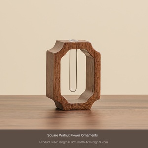 <span class=keywords><strong>Maceta</strong></span> Colgante Magnética <span class=keywords><strong>de</strong></span> Vidrio para Hidroponía, con Madera <span class=keywords><strong>de</strong></span> Nogal Negro Nórdico, Decoración <span class=keywords><strong>de</strong></span> Oficina y Escritorio - Product Image 6