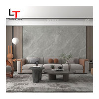 Panneau mural en marbre SPC, plaque PVC UV, panneau composite pierre-plastique, revêtement intérieur imperméable pour la décoration de la maison
