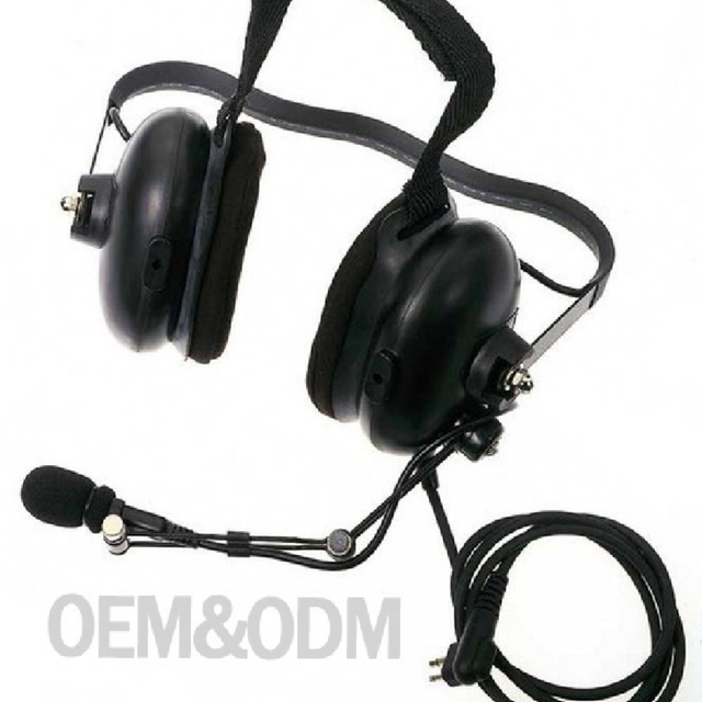 Oem Two Way Radio Headphone Walkie Talkie Noise Cancelling Headset for Motorola Hytera Radio