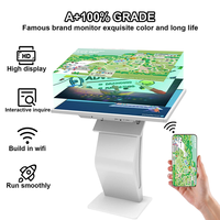 Kiosque d'information interactif à écran tactile horizontal numérique en libre-service de 43, 55 et 65 pouces, 1080P/4K, pour usage commercial