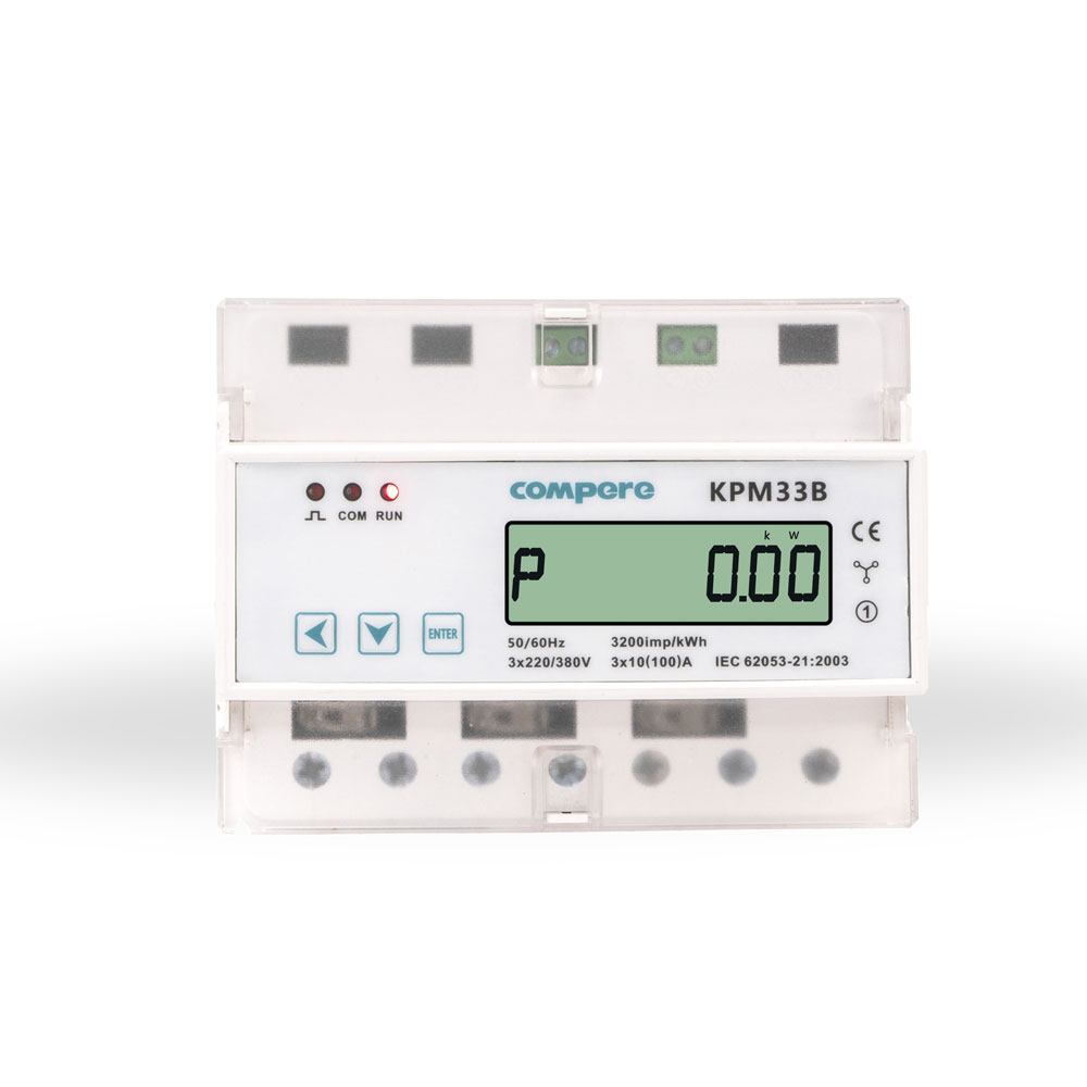 Трехфазный четырехпроводной измеритель энергии RS485 DIN Rail Watt Meter WIFI цифровой предоплаченный измеритель