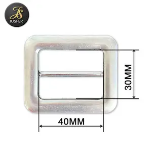 Thắt Lưng Khóa Sản Xuất Cung Cấp 1.5 Inch Nhôm Vành Đai Khóa Trống Cho Vành Đai May Mặc Khóa Vuông