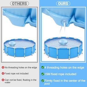 Coussins gonflables ronds pour piscines hors sol, <span class=keywords><strong>Kit</strong></span> de fermeture d'hiver pour <span class=keywords><strong>piscine</strong></span> d'hiver, égaliseur de glace en PVC - Product Image 4