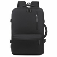 Sac à dos pour ordinateur portable en tissu Oxford, grand format, pour voyage, avec compartiment à chaussures, approuvé pour l'école et les vols, sac d'école