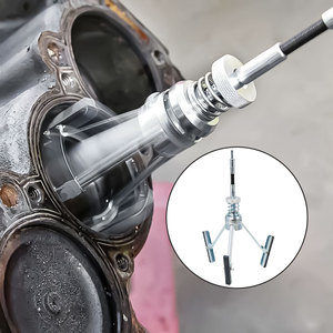 Outil de Rodage de Cylindre, Outil de Polissage à 3 Mâchoires, Arbre Flexible pour Rodoir de Cylindre de Piston de Moteur de Voiture, Rodoir de Cylindre Moteur en Acier - Product Image 4