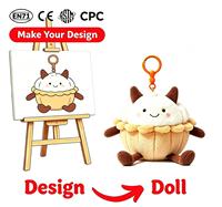 Gantungan Kunci Boneka Hewan Kartun Custom CPC CE EN71, Mainan Boneka Plush, Gantungan Kunci Plush Lucu Ukuran Kecil, Gantungan Kunci Boneka Isi Dakron