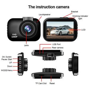Cámara para Auto Q10 FHD 1080P con Visión Nocturna, Ángulo de 120 Grados y Soporte para Tarjeta TF - Product Image 4
