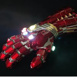 Cos铁英雄萨诺斯无限手套手套角色扮演手臂乳胶武器面具超级英雄武器服装派对道具礼物
