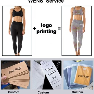 Conjuntos de Yoga de Tallas Grandes con Logotipo Personalizado, Ropa Deportiva de Alta Elasticidad de 3 Piezas, Chaqueta de Manga Larga, Sujetador Deportivo, Vestido - Secado Rápido, Transpirable, Estampado - Product Image 4