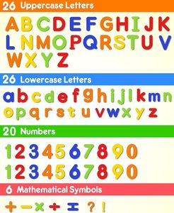EVA Magnético Letras Números 78 Pcs Alfabeto ABC 123 Ímãs de Geladeira Conjunto de Brinquedo Educacional Colorido Pré-escolar Aprendizagem Ortografia - Product Image 4