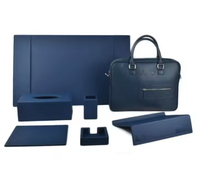 Ensemble de bureau de luxe de haute qualité Pad en cuir PU bureau organisateur professionnel accessoires de bureau ensemble de bureau en cuir