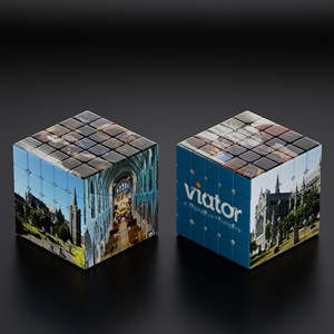 Viator Travel Client Gift Custom Logo Glow Dark Magnetic Speed <strong>Cube</strong> Puzzle Wholesale Promotional Bulk Order Personalized - Product Image 5