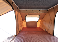 Tente de toit gonflable en toile, auvent quatre saisons, résistant au vent, coque rigide, écologique, pour l'extérieur, 4x4, tout-terrain, glamping, expérience de luxe