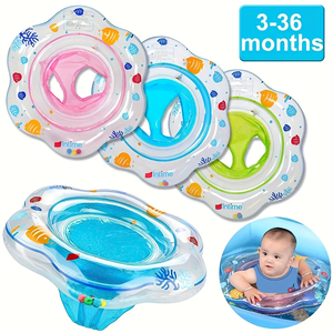 Flotador de Natación para Bebés, Juguetes para Piscina y <span class=keywords><strong>Bañera</strong></span>, Accesorios de Piscina para Niños, Asiento Flotante Circular para Natación, Fiesta de Verano en la <span class=keywords><strong>Playa</strong></span> o Piscina - Product Image 1