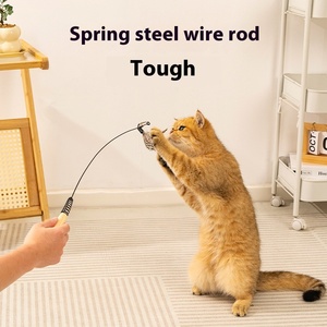 Cfa cạnh tranh lớp mèo trêu ghẹo đũa thân thiện với môi trường Bền bay côn trùng lông nhỏ mèo con tự giải trí cào cắn - Product Image 4