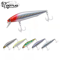 Aotuo Leurre Minnow coulant à longue portée avec rainette et rainures de sang, 5g 7g 10g 14g, pour la pêche au bar en eau douce, produit phare