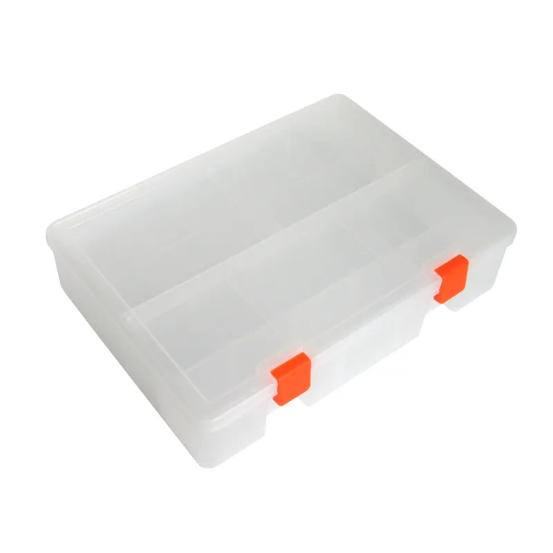 24 Compartment Parts Transparent Storage Boxes Eco-friendly Folding Stocked Modern Plastic Multifunctional Storage Box