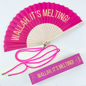 Ventagli Portatili in Legno di Bambù Personalizzati con Logo Grande Stampato, Alta Qualità, Pieghevoli, Dipinti, per Matrimoni - Product Image 6