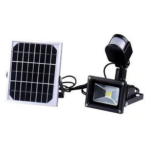 10w20w30w50w del sensore di movimento led solare esterna del proiettore solare luci alimentate