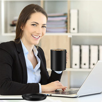 Chauffe-tasse intelligent avec contrôle de la température, chauffe-tasse électrique auto-chauffant, chauffe-café, tasse en céramique en acier inoxydable moderne sous vide, 55 degrés