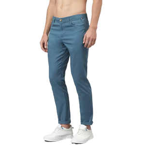 Pantalones de Lona para Hombre de Alta Calidad, Corte Regular, Ecológicos, de Secado Rápido, Modernos, Casuales, Formales, de Color Sólido, Último Diseño, Elásticos - Product Image 5