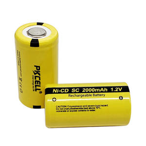 Pkcellnicd充電式バッテリー1.2vscサイズ<span class=keywords><strong>2200mah</strong></span> nicdバッテリーLED懐中電灯用の新しいパッケージ - Product Image 5
