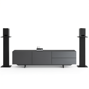 Soportes para Altavoces de Barra de Sonido Black Oak de 11.81 x 11.81 x 37.40 Pulgadas para Configuración de Audio en el Hogar - Product Image 1