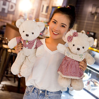 Nouvelle Paire de Peluches Ours en Peluche pour Lit de Mariage, Rembourrées en Coton PP, Cadeau Créatif Saint-Valentin, 31-50cm, Emballées Sous Vide