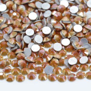 Xulin, recién llegado, Color caramelo de alabastro, vidrio no fijado en caliente, venta al por mayor, diamantes de imitación <span class=keywords><strong>para</strong></span> <span class=keywords><strong>pegamento</strong></span> en camisetas, vestidos, ropa - Product Image 2