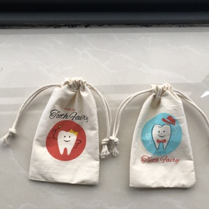 Personalized Logo Printed Boy Girl <strong>Tooth</strong> <strong>Fairy</strong> <strong>Bag</strong>, Personalized Gift, Personalized Keepsake - Product Image 3