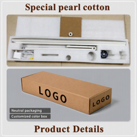 Lampe de bureau LED réglable en métal anti-éblouissement, largeur 60-80 cm, gradation tactile/couleur, CRI 95 élevé, protection oculaire pour chambre et bureau