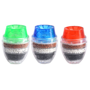 Multi Layer Household Water Filter Faucet Nozzle With Activated Carbon For Kitchen <b>Tap</b> Easy Installation Red Blue Green - Product Image 5