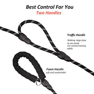 Tali Anjing Multifungsi Baru dari Pabrik SUREPET, Bahan Nylon Solid Ramah Lingkungan, Reflektif, Anti-Ledakan, Gaya Modern - Product Image 5