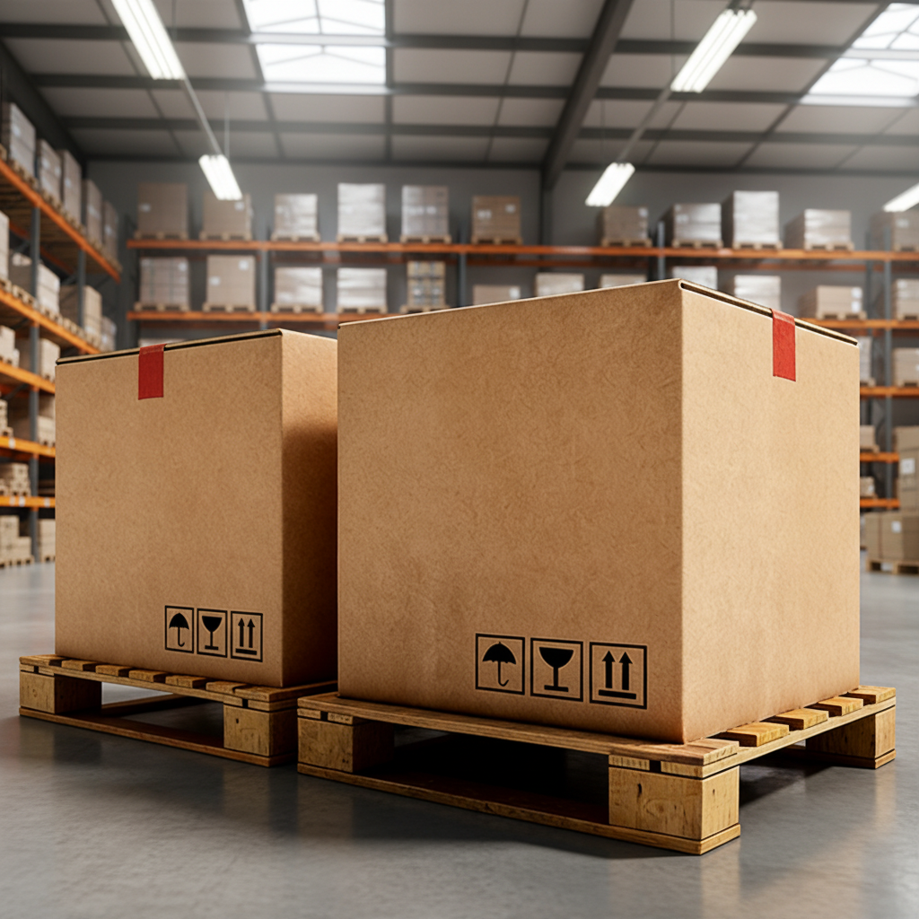 Export Carton Hardened Pressure Resistant Corrugated Box Logistics Transport Moistureproof Packaging Carton Custom