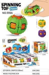 Spinner Antiestrés Transformable 2 en 1, Juguete de Burbujas para Presionar y Girar, Pelota Antiestrés para Escritorio y Oficina, Portátil, Venta al Por Mayor - Product Image 6
