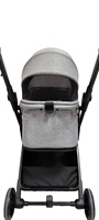 Poussette pour animaux de compagnie pliable à 4 roues en aluminium imperméable, multifonctionnelle, chariot de transport pour animaux de compagnie, promenade de chien, camping, voyage en plein air