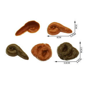 Excréments artificiels en PVC pour Halloween, jouets <span class=keywords><strong>de</strong></span> farces pratiques pour enfants - Product Image 2