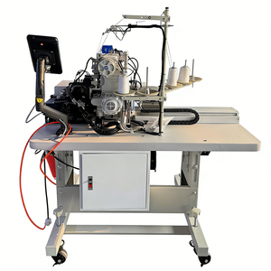 Nueva Máquina de Coser Industrial Computarizada Totalmente Automática Programable de Triple Aguja de Cama Plana para Dobladillos de Ropa Interior de Alta Gama - Product Image 4