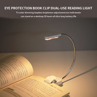 Lampe de lecture LED flexible en gros pour la protection des yeux, mini marque-page lumineux à clipser pour la lecture