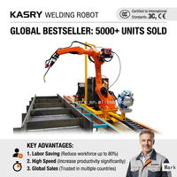 Sistema de Robot de Soldadura CNC PLC Automático para Taller de Acero, Astillero, Construcción de Puentes, Programación Rápida, Rendimiento de Arco Estable
