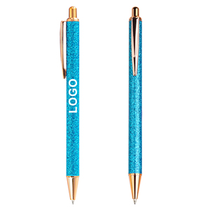 Stylo à bille promotionnel de bonne qualité, impression personnalisée, logo personnalisé, revêtement en caoutchouc souple, stylo en métal pour cadeaux - Product Image 5