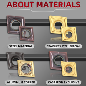 Ccmt060204 ccmt09t304 ccmt120404 <span class=keywords><strong>ccmt09t308</strong></span> ccmt09t120408 dụng cụ cắt cacbua vonfram chèn - Product Image 3