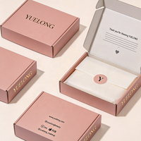Boîtes d'expédition en carton personnalisées imprimées avec des boîtes d'expédition écologiques pour vêtements, chaussures, cadeaux, artisanat, emballages