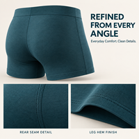 Boxers pour hommes HAGO, directement de l'usine, avec ceinture élastique, pour un usage quotidien