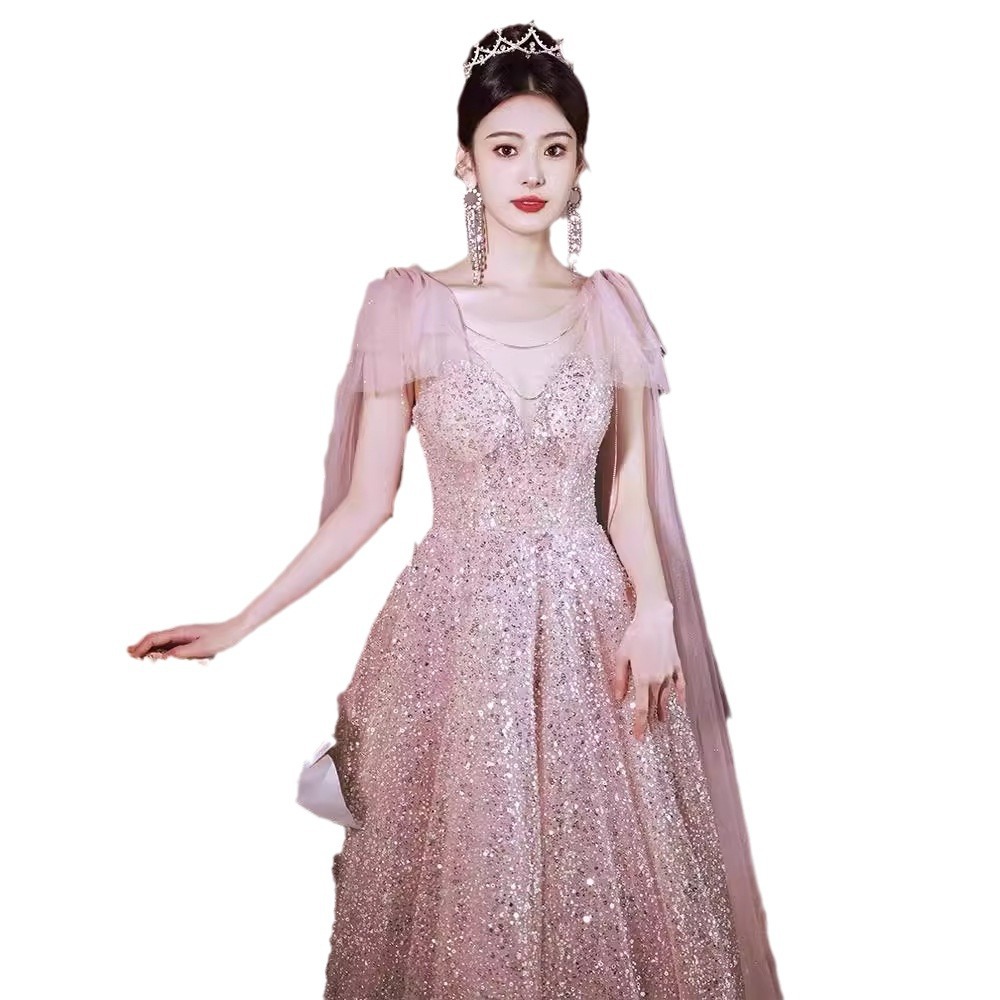 fairy dress with ribbon with sequins for adult