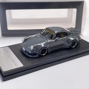 โมเดลรถหล่อขึ้นรูป RWB930 Whale Wing สีเทาซีเมนต์ ขนาด 1:64 ทำจากอะลูมิเนียมอัลลอยด์ งานสั่งทำพิเศษ ของสะสม ตกแต่งบ้าน ของขวัญ - Product Image 1