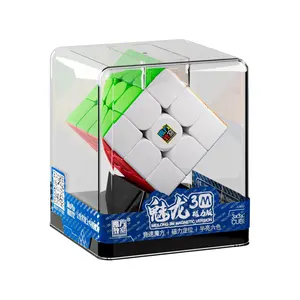 <span class=keywords><strong>Cubo</strong></span> de Velocidad MoYu Custom Meilong 3M, Caja Transparente, <span class=keywords><strong>Cubo</strong></span> Mágico Magnético <span class=keywords><strong>3x3</strong></span>, Juguete Antiestrés Profesional, Imanes sin Adhesivos - Product Image 1